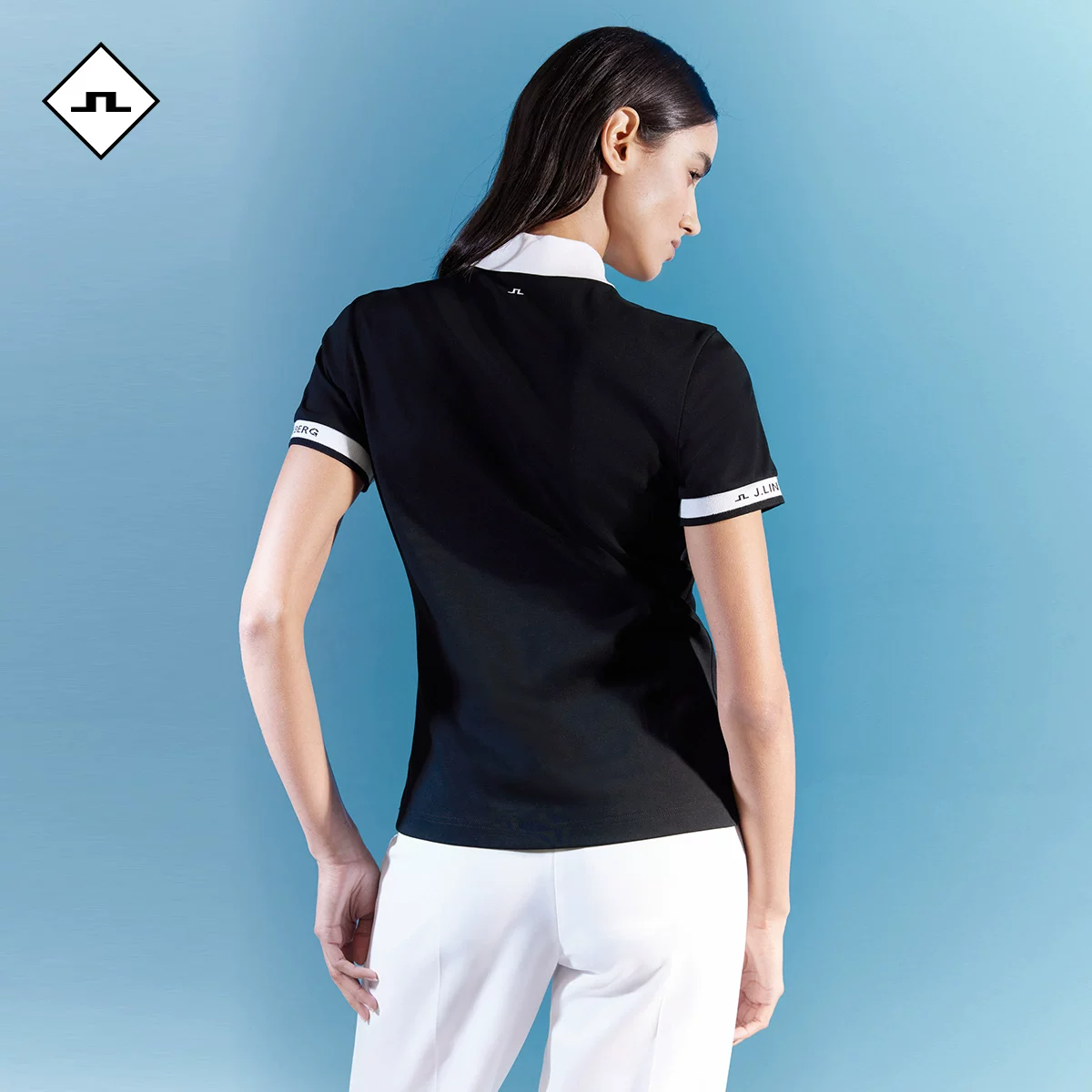 Летняя футболка-поло с short sleeve