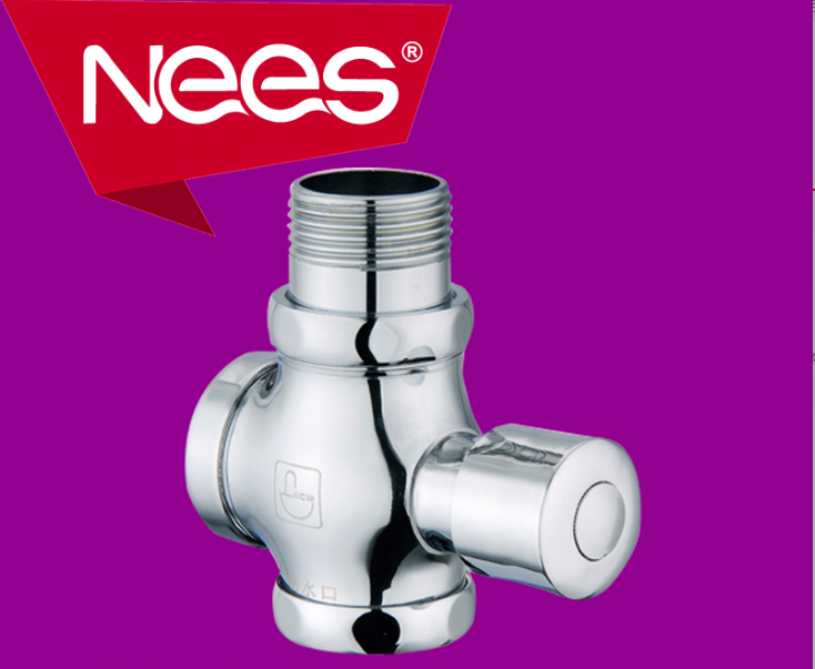 Lichi all-copper stool delay valve squat toilet hand-pressed flush valve toilet pool self-closing flush valve 5206