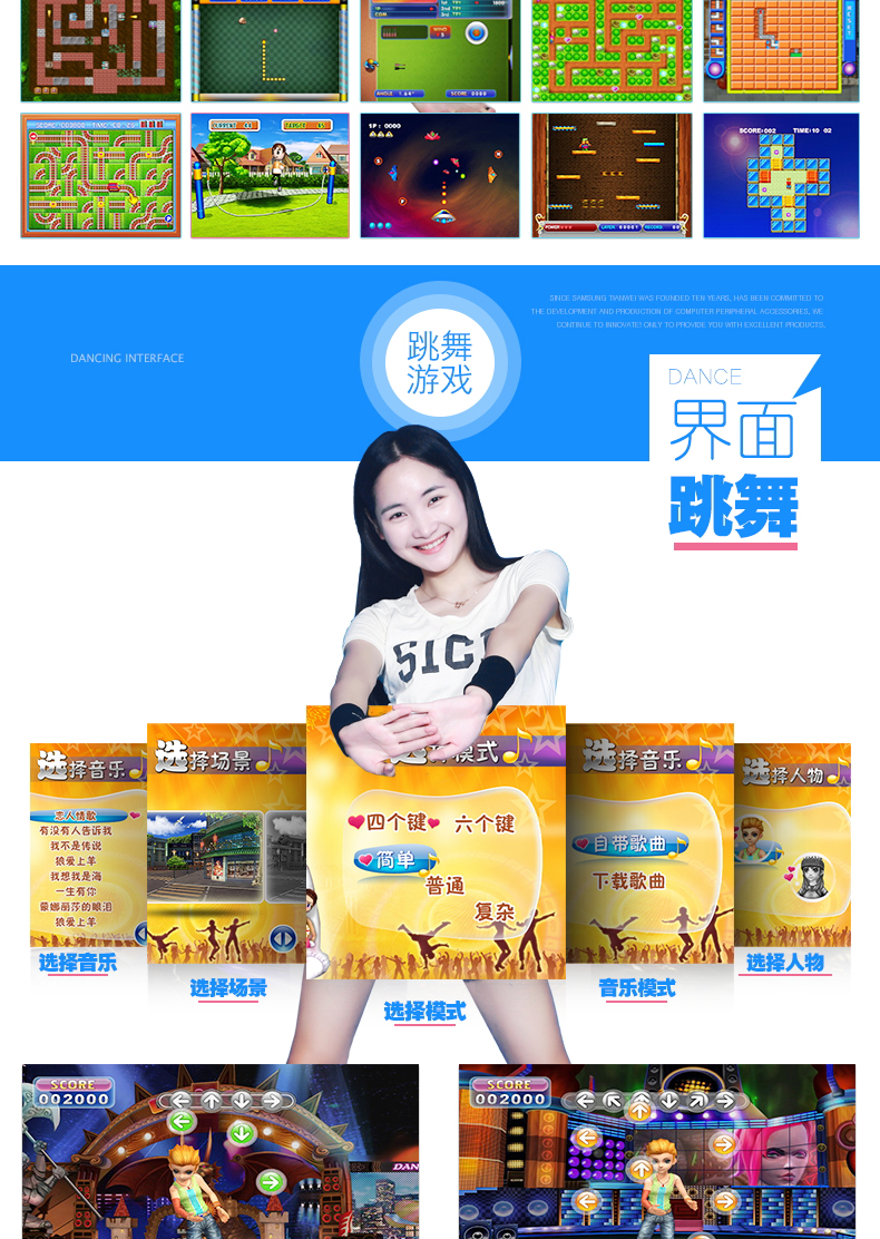 Kang Li HD không dây cảm ứng nhảy mat đơn TV máy tính dual-sử dụng dày giảm cân nhảy múa máy nhà thảm nhảy chơi game