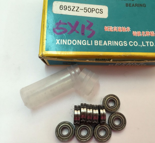 Vòng bi chữ U 695 ZZ kích thước 5 * 13 * 4 / vòng ngoài với vòng bi chữ U 4 * 13 * 7mm - Vòng bi vòng bi nsk