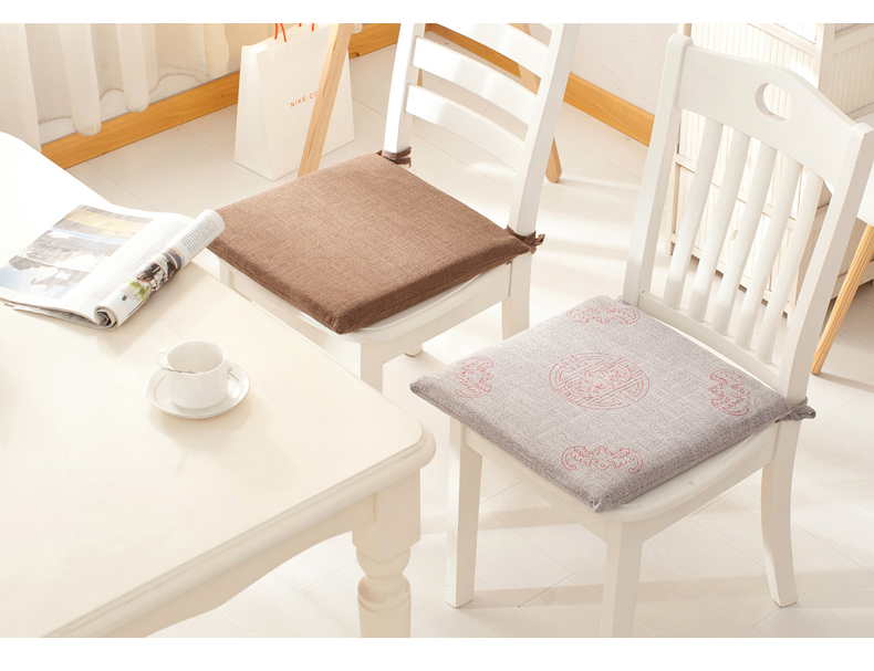 Đơn giản rửa vải đệm đệm bọc tatami dày trượt ghế máy tính thở đệm dinette - Ghế đệm / đệm Sofa đệm ghế đẹp