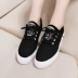 Mùa thu 2019 mới tăng giày nữ bình thường Phiên bản Hàn Quốc của xu hướng giày vải thoáng khí dành cho nữ - Plimsolls giầy nữ Plimsolls