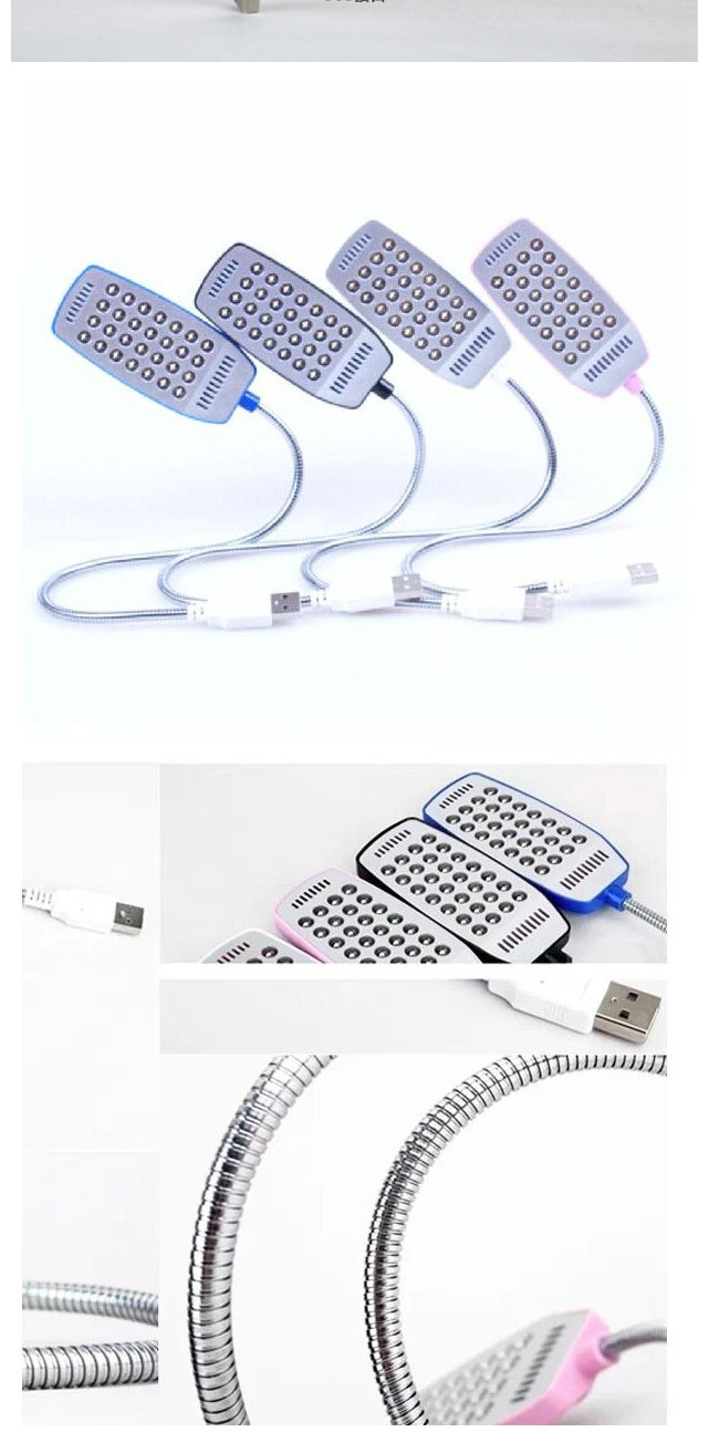 28 đèn USB ánh sáng đèn bàn LED máy tính máy tính xách tay bàn phím ánh sáng ánh sáng ban đêm đọc học đèn bàn bảo vệ mắt xung quanh