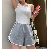 Pregnant women wide leg shorts summer thin fashion loose wide leg home Gray three shorts safety pants leggings