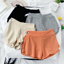 Pregnant women wide leg shorts summer thin fashion loose wide leg low waist gray three-point shorts safety pants leggings