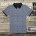 Khuyến mại giảm giá đặc biệt Áo sơ mi POLO tay ngắn mùa hè Áo sơ mi nam / nam cotton nhỏ và trung bình Áo phông màu xám áo poloman Polo