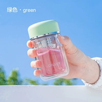 Зеленый, стеклянный, 180 мл, защита от ожогов