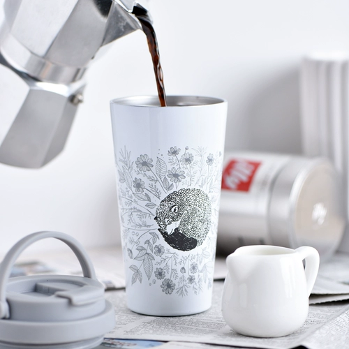 Ручка из нержавеющей стали подходит для мужчин и женщин, 500 мл