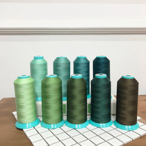 60 fan silk thread Japanese Fujik silk patchwork sewing machine thread long fiber large axis pagoda line 5000 meters green