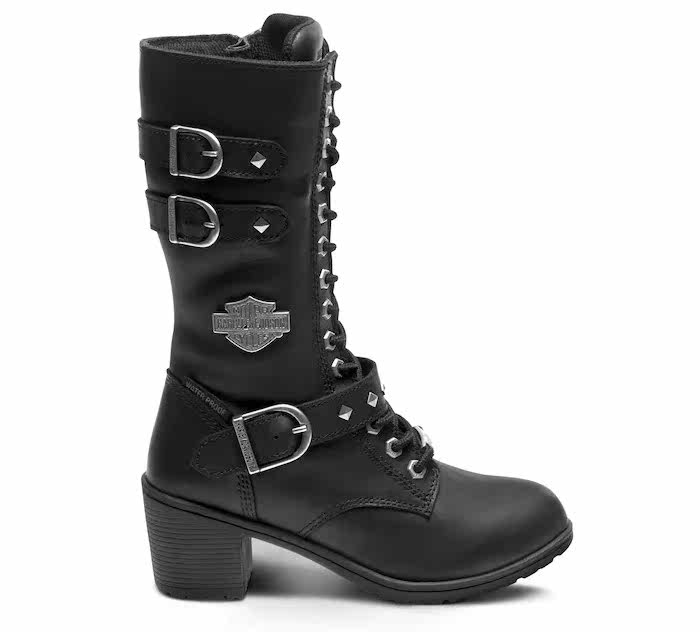 35 yards 3738 yard slope with high heel fashion boots sexy boots motorcycle black high cylinder YKK zipper