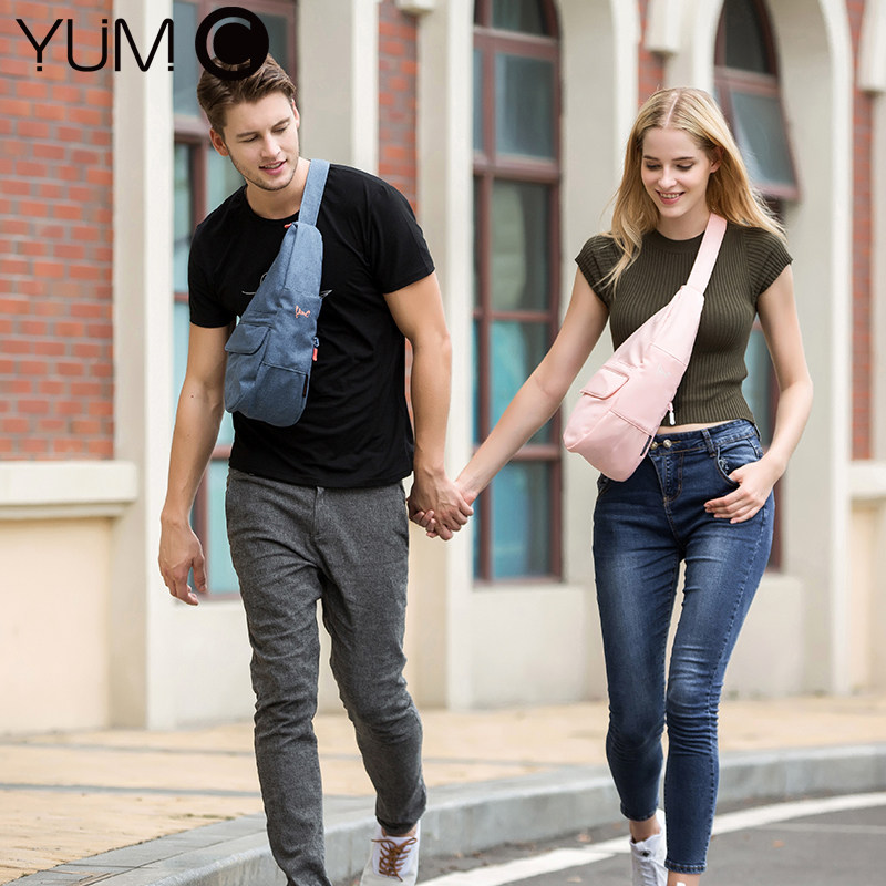 YUMC American fashion casual light travel unilateral messenger unisex unilateral bag