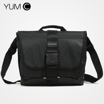 YUMC Nylon business mens briefcase cross section casual mens crossbody bag Shoulder bag Sports backpack bag