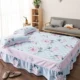 Khăn trải giường bằng vải bông trải giường loại cotton trải giường trượt 1,5 m 1,8m2.0 Váy ngủ dày ba mảnh ga giường có viền