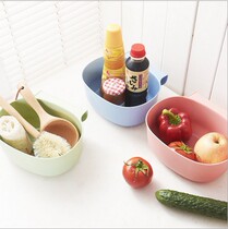 Kitchen cabinet door-mounted large trash can European fashion uncovered plastic storage box Miscellaneous tube