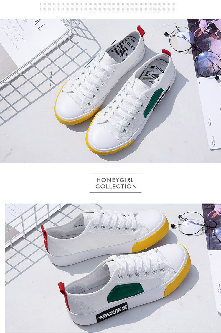 Giày vải mới 2018 nữ phiên bản Hàn Quốc của sinh viên hoang dã phong cách Harajuku ulzzang giải trí chic Han giày ván gió giầy lười nữ