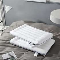 Cotton pillow pillow core hotel sleeping special protection cervical pillow double single home pair pair Pat two pillow heart