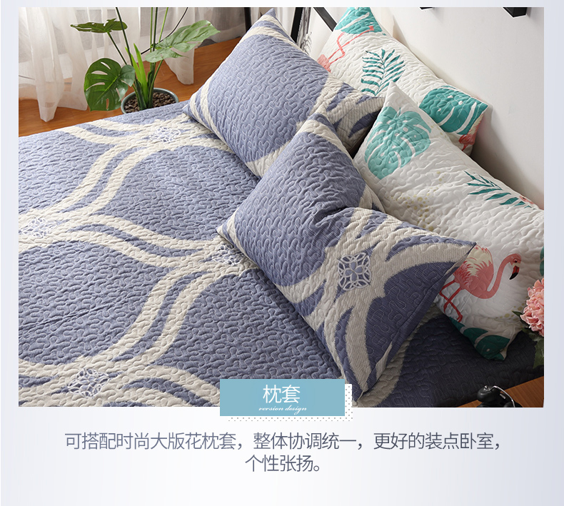 Châu Âu trải giường đơn mảnh bông bông giường đơn giản bông quilting bởi điều hòa không khí giường giường bao gồm Hàn Quốc giường bao gồm ba mảnh