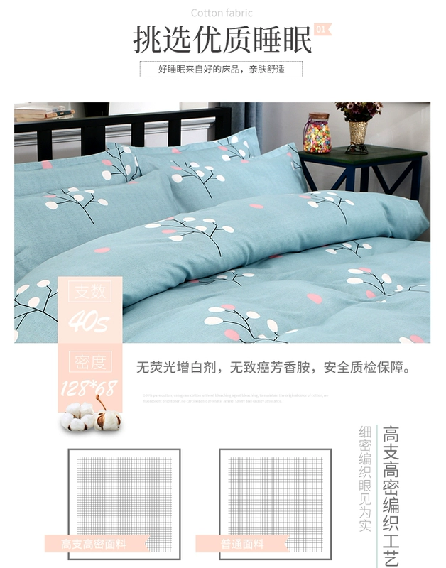 Chăn đơn mảnh mùa thu và mùa đông đôi 1,8m2 mét 180x220 200x230cm chà nhám dày đơn - Quilt Covers