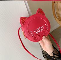 Childrens New Years small bag new childrens girls bag crossbody red New Year cute satchel foreign style tide