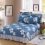 Bông trải giường đơn mảnh ba mảnh quilting được bao phủ bởi 1.8m tấm bông chần bao gồm quilting 2 mét để tăng phong cách Trung Quốc trải giường
