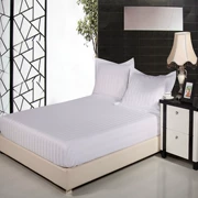 Giường đệm bông Tấm trải giường bằng vải bông đơn 1,5m Tấm trải giường Simmons Lớp phủ bảo vệ 1,8 m Giường trắng đặt hàng