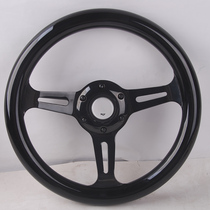 12 inch black mahogany steering wheel car modified car solid wood steering wheel yacht nanmu retro steering wheel