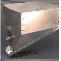 Seven-purpose puffing machine funnel extruder accessories do blanking flower accessories iron skin funnel square blanking funnel