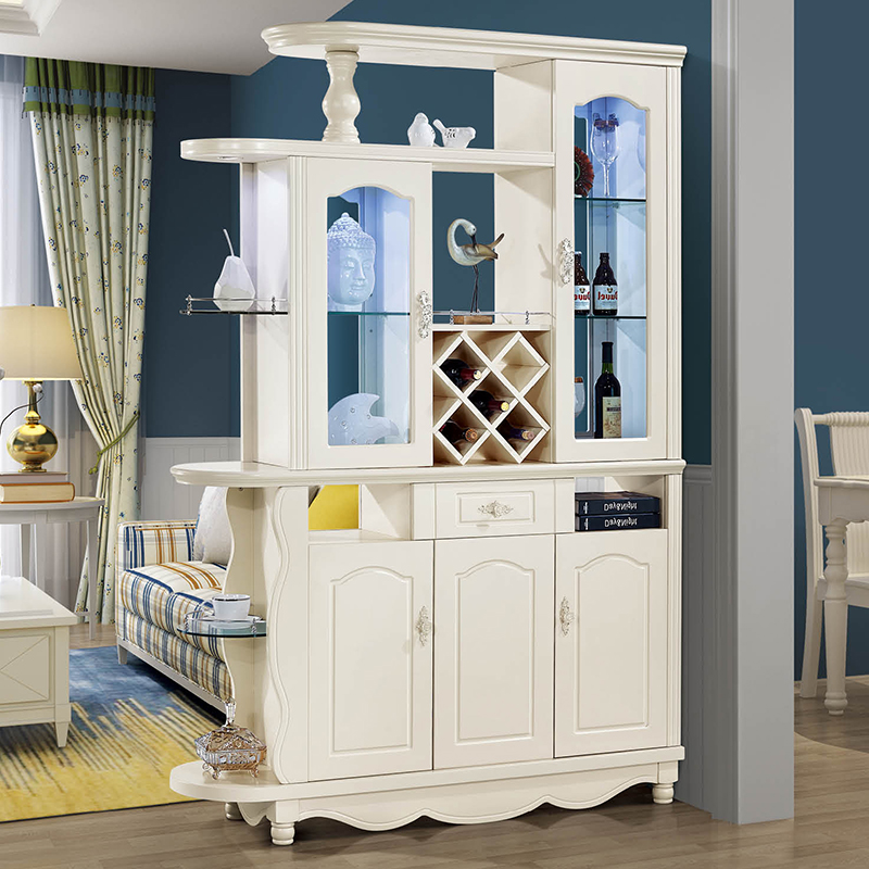 European-style living room partition cabinet screen door closure cabinet decoration room cabinet cabinet double-sided shoe cabinet entering the door wine cabinet