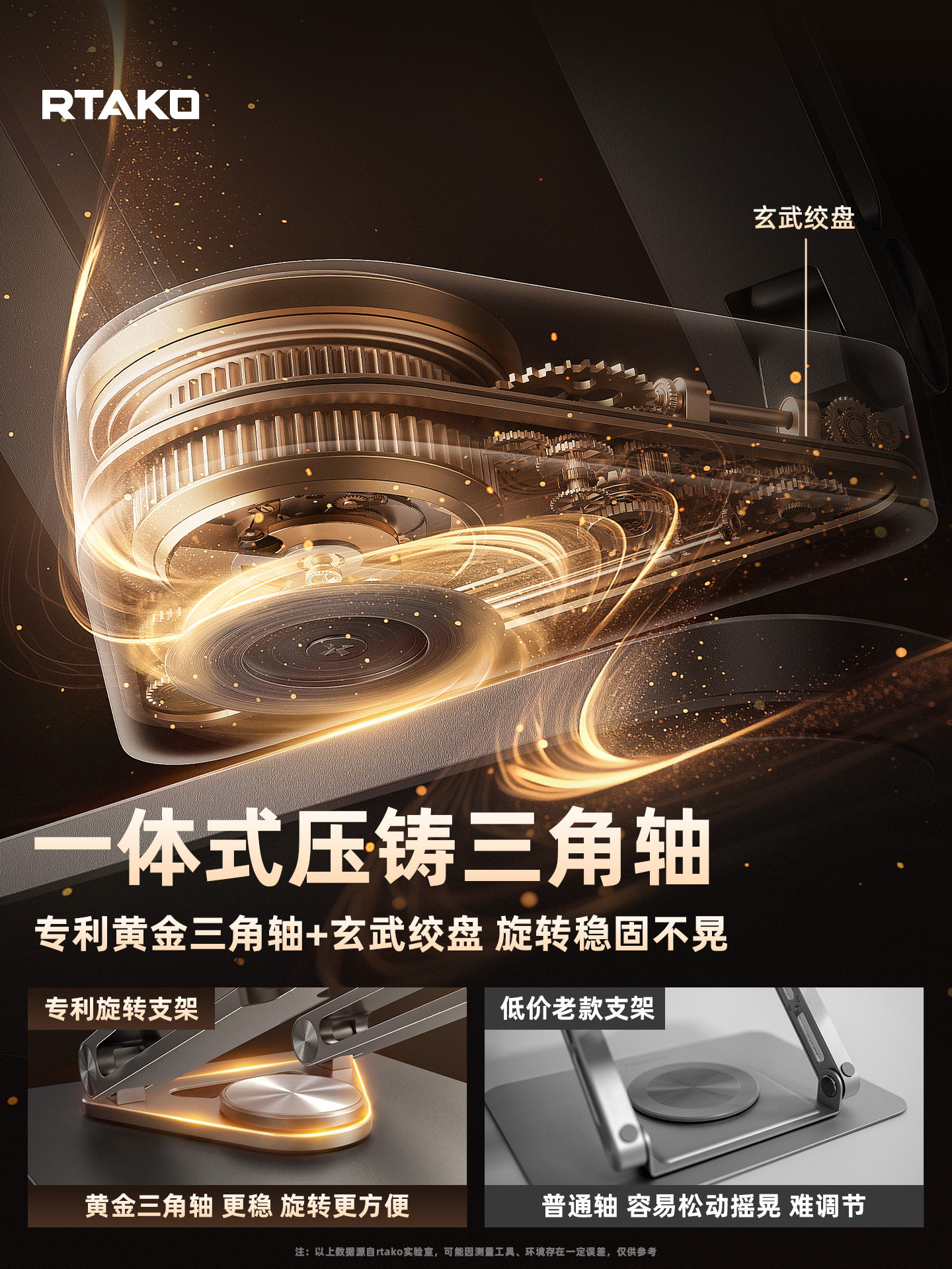 [Three-Layer Rotatable]Laptop Stand Office Portable Vertical Bracket Desktop Height Adjustable Lifting Support Suspended Cooling Aluminum Alloy Base Portable iPad Tablet Gaming Laptop