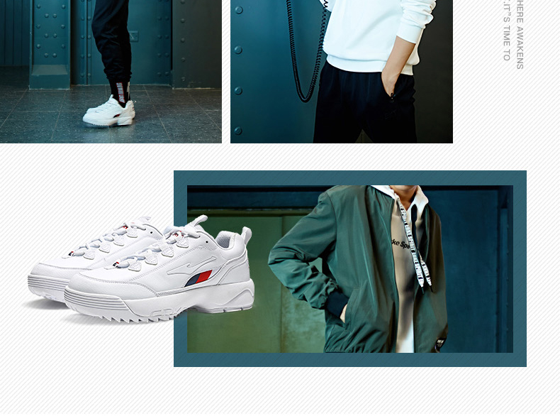 Giày thể thao nam Hongxing Erke 2018 mùa đông mới hấp thụ sốc xu hướng giày chạy bộ giày tennis thông thường giày tennis wilson