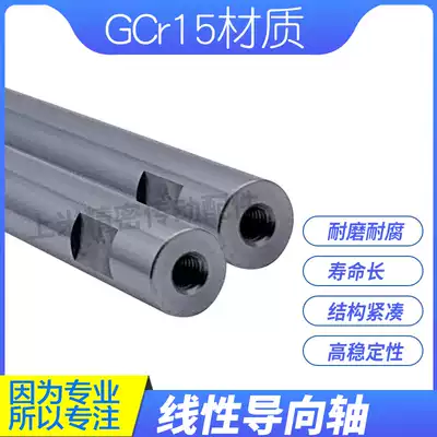g6 tolerance one end internal thread with wrench groove pointing shaft SFJC8-100-M4-SC10 hard chrome PSFJC8