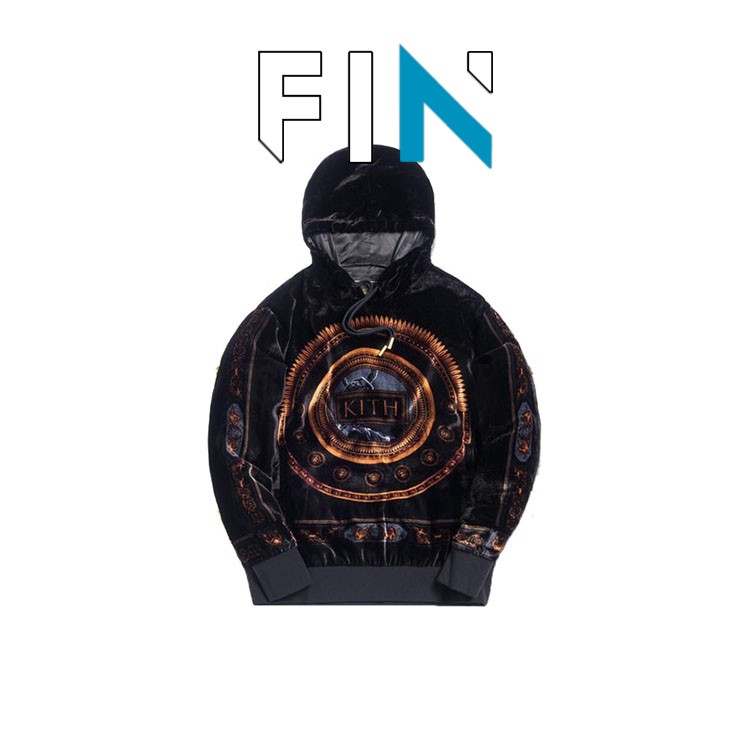 versace velour hoodie