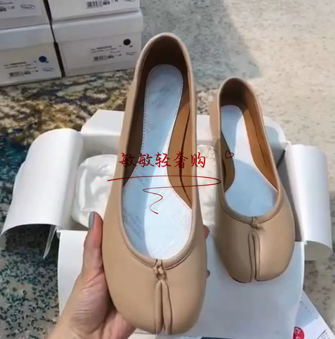 Домашние тапочки MAISON Margiela Magila MM6 Ballet Shoes TABI носки плоские женские одиночные обувь