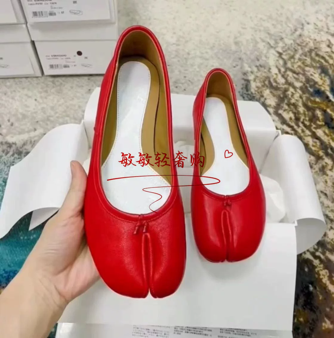 Домашние тапочки MAISON Margiela Magila MM6 Ballet Shoes TABI носки плоские женские одиночные обувь