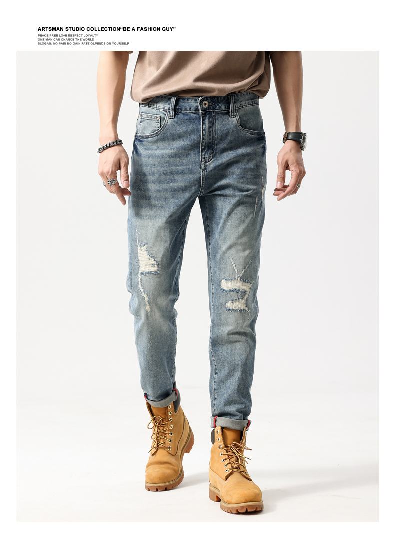C3809 1380K QUẦN NAM AIMREAG DÁNG ÔM BODY GỢI CẢM SEXY MÙA HÈ PHỤC CỔ CỔ ĐIỂN THỜI TRANG NAM JEAN BÒ G04 SẢN PHẨM MỚI