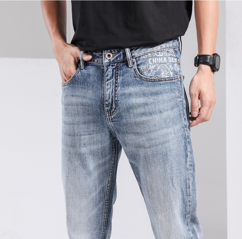 C3818 1420K QUẦN NAM AIMREAG DÁNG ÔM BODY GỢI CẢM SEXY MÙA HÈ PHỤC CỔ CỔ ĐIỂN THỜI TRANG NAM JEAN BÒ G04 SẢN PHẨM MỚI