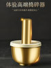 Upgraded Thickened Solid Brass Medicine Bowl and Pestle for Grinding and Mixing Traditional Chinese and Western Medicine Powders