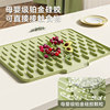 Silicone Drain Mat, Drainage-Type Kitchen Fruit and Vegetable Dish Drying Mat, Non-Slip Mat, Dishwashing Sink Mat, Water Filter Mat