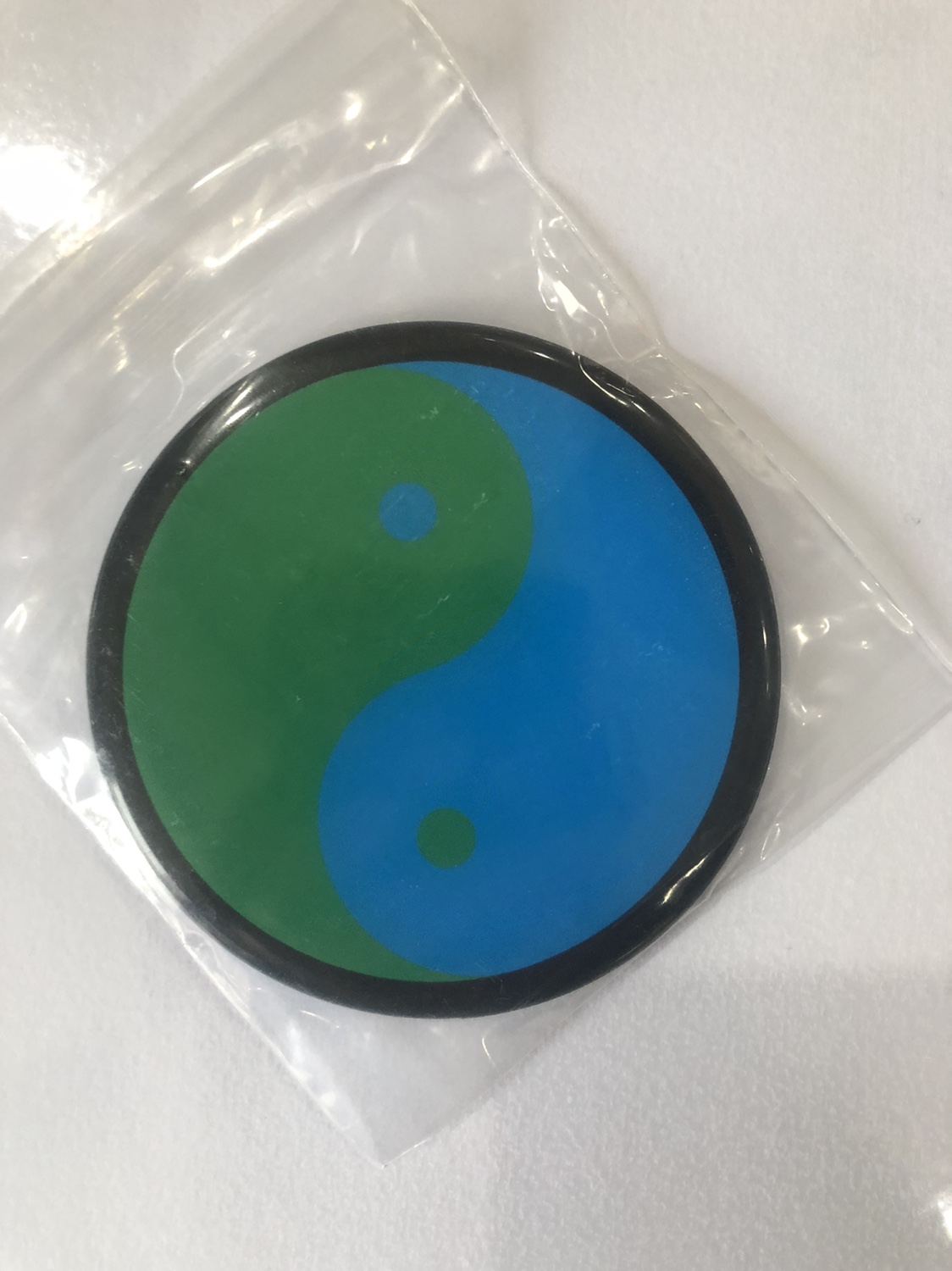 ten thousand Characters Taijiu Yin Yang Fish Acrylic Crafts Gift Hem Accessories