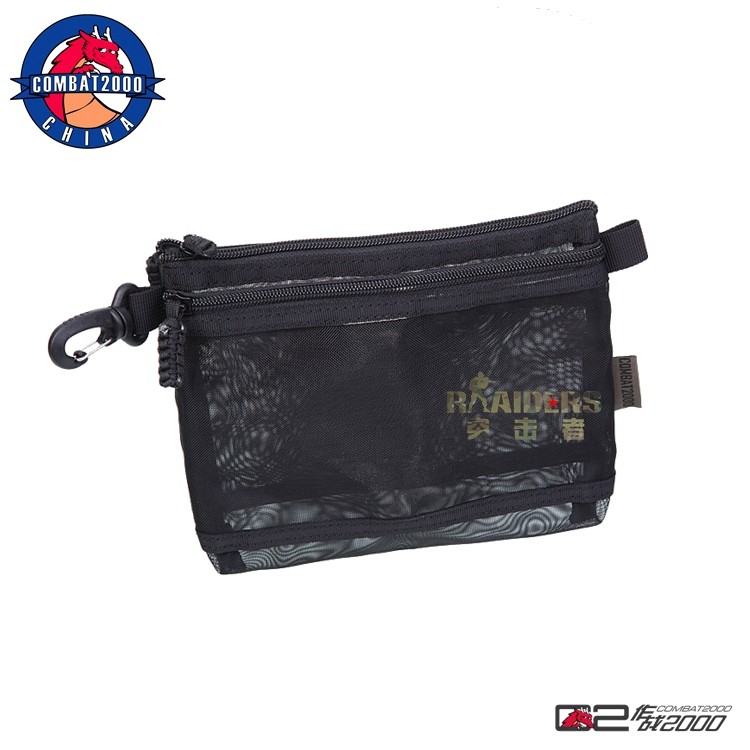COMBAT2000 Nylon Mesh Finishing Bag Medium Size Travel Toiletry Bag Diving Swimming Storage Bag Cosmetic Bag