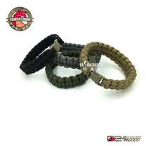 COMBAT2000 hand rope 7 inch 8 inch 9 inch survival umbrella rope bracelet DIY umbrella rope braided bracelet life-saving rope