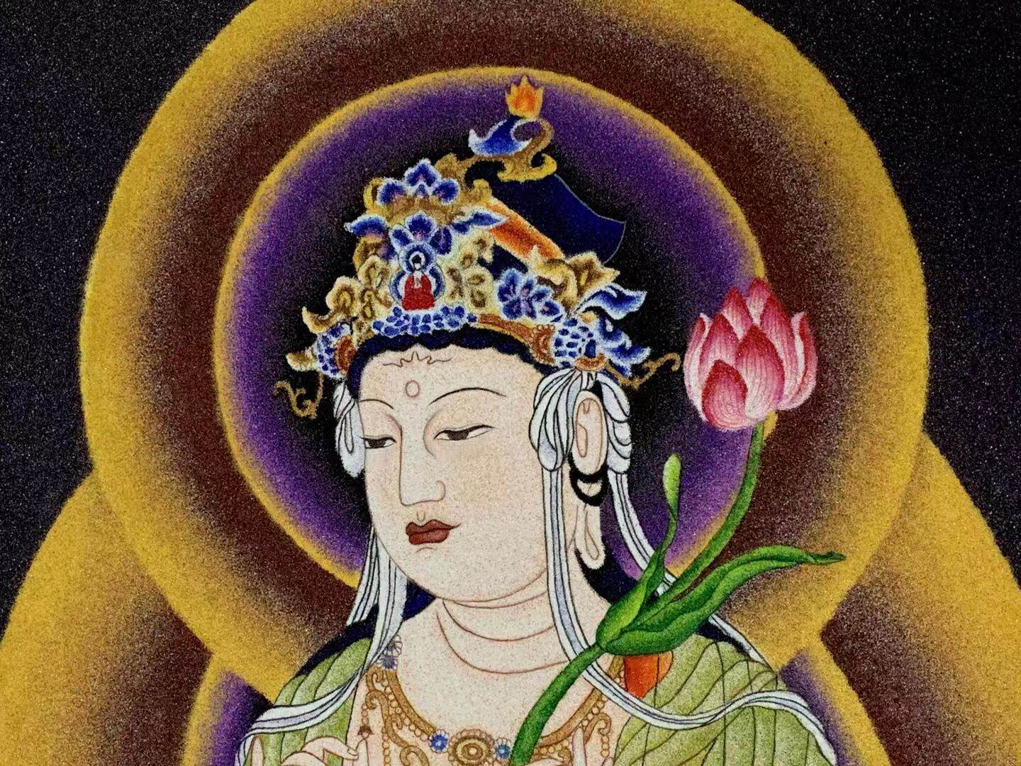 Silkless Bodhisattva production video Cloisonne painting Guanyin Buddha statue production technology Questions and answers