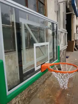 12mm ultra-thick safety tempered glass basketball board (including edge protection)