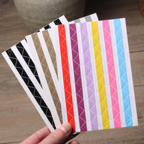 DIY Album Movie Set Special Corner Sticker Phase Corner Applique CANDY COLOR PASTE Multi-color