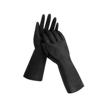 Haigu 87-950 Chemical resistant gloves Chemical protective gloves Acid and alkali resistant protective gloves Corrosion resistant non-slip