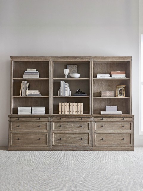 American country retro bookcase French small apartment simple wall combination large bookcase storage cabinet living room display cabinet