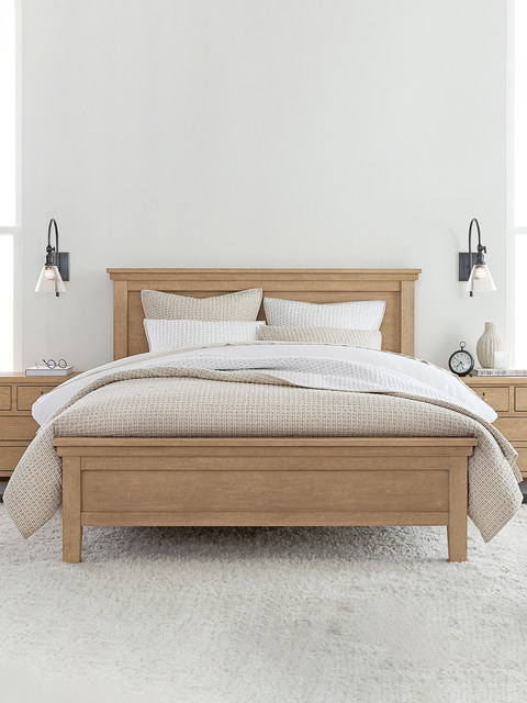 Export foreign trade American country style solid wood double bed French high-end retro master bedroom solid wood bed wedding bed princess bed