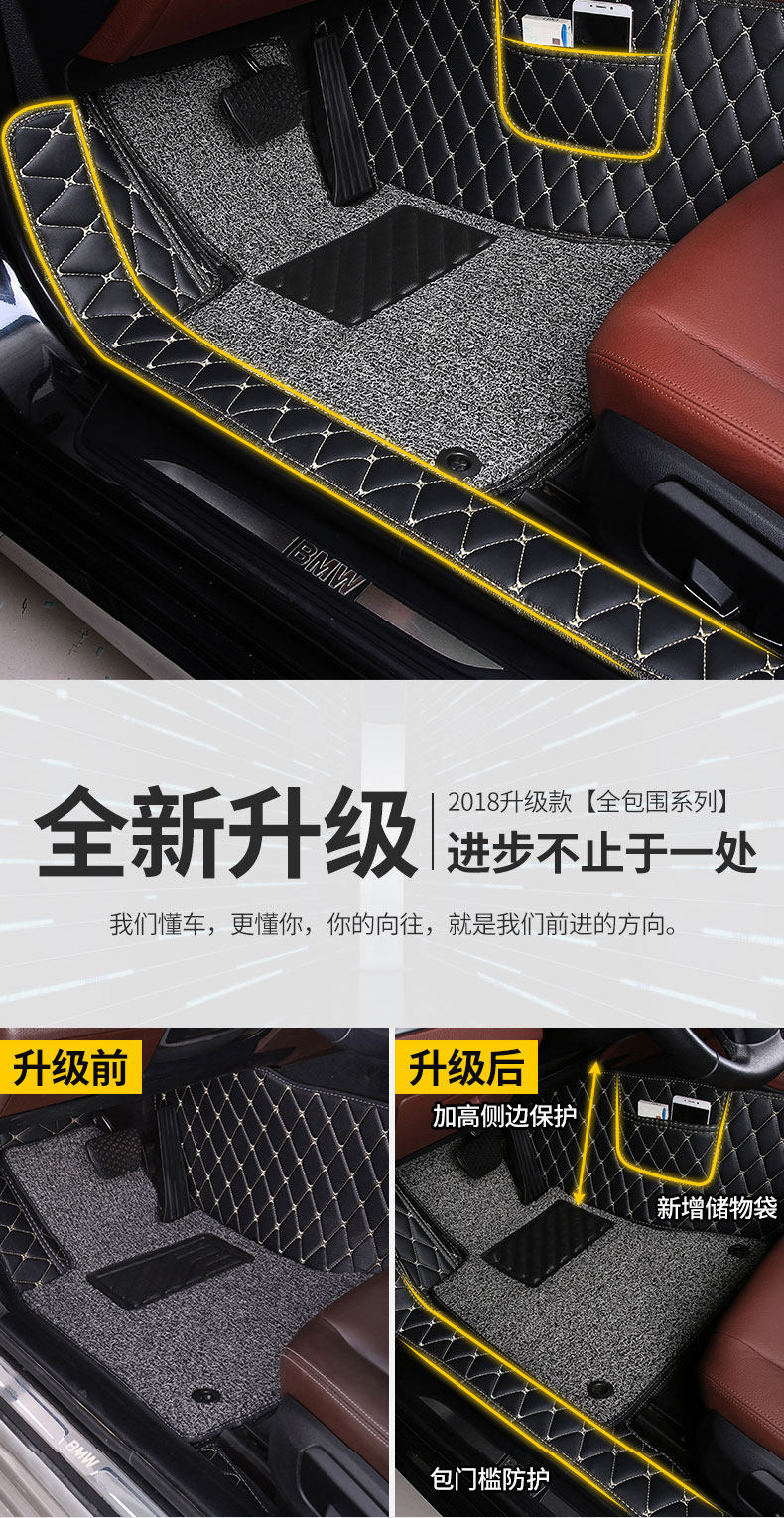Suitable for Fengshen Ax7 Ax5 Ax4 Ax3 A60 E70 L60 Full-Coverage Car Floor Mats
