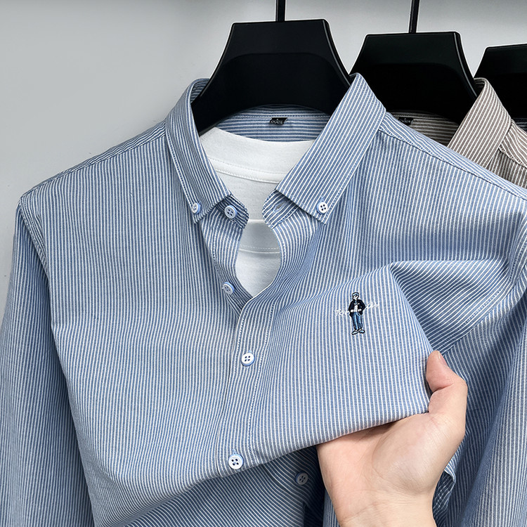 2026 Spring New Long-Sleeve Shirt for Middle-Aged and Young Men, Casual Loose Comfortable Versatile Affordable Non-Iron Shirt 2026 Spring New Long-Sleeve Shirt for Middle-Aged and Young Men, Casual Loose Comfortable Versatile Affordable Non-Iron Shirt