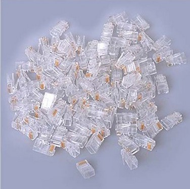 4P4C crystal head telephone receiver quadcore telephone crystal head RJ12 crystal head 1000 packs